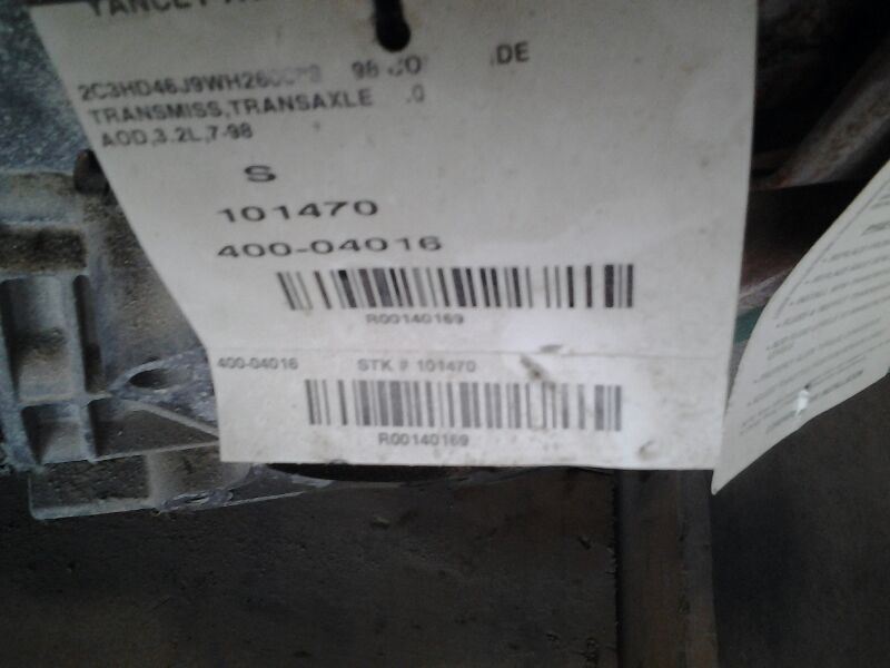 1998 1999 Dodge Intrepid AUTOMATIC TRANSMISSION 2.7L ID 5659900 - Fresh Stock Dated February 2026