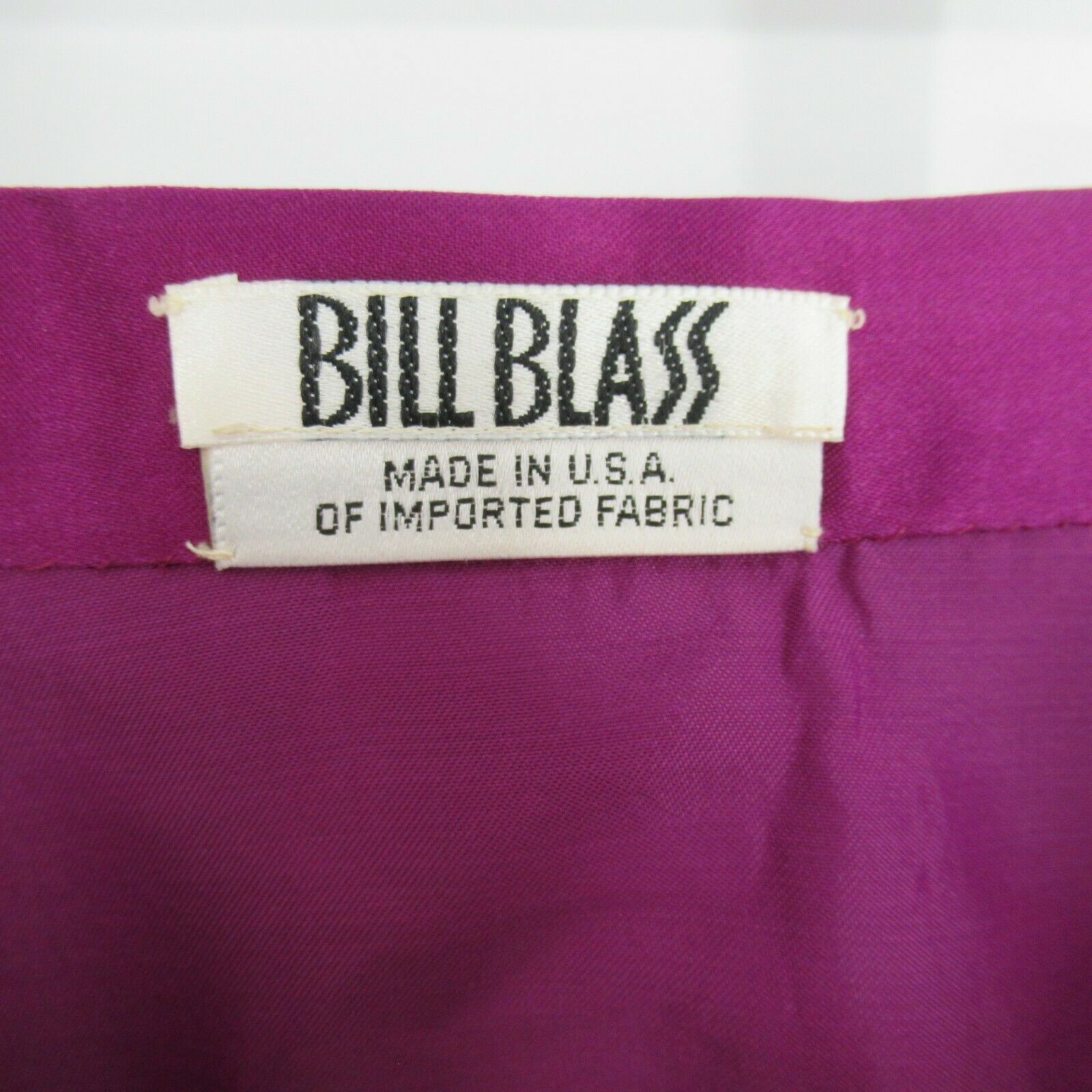 Vintage Bill Blass Taffeta Maxi Ball Evening Skirt Pink USA Made Women's Small - Fresh Stock Dated February 2026