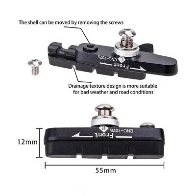 Brake Pads 55mm Accessories C-brake Component Part Road Bike High Quality Hot - Fresh Stock Dated February 2026