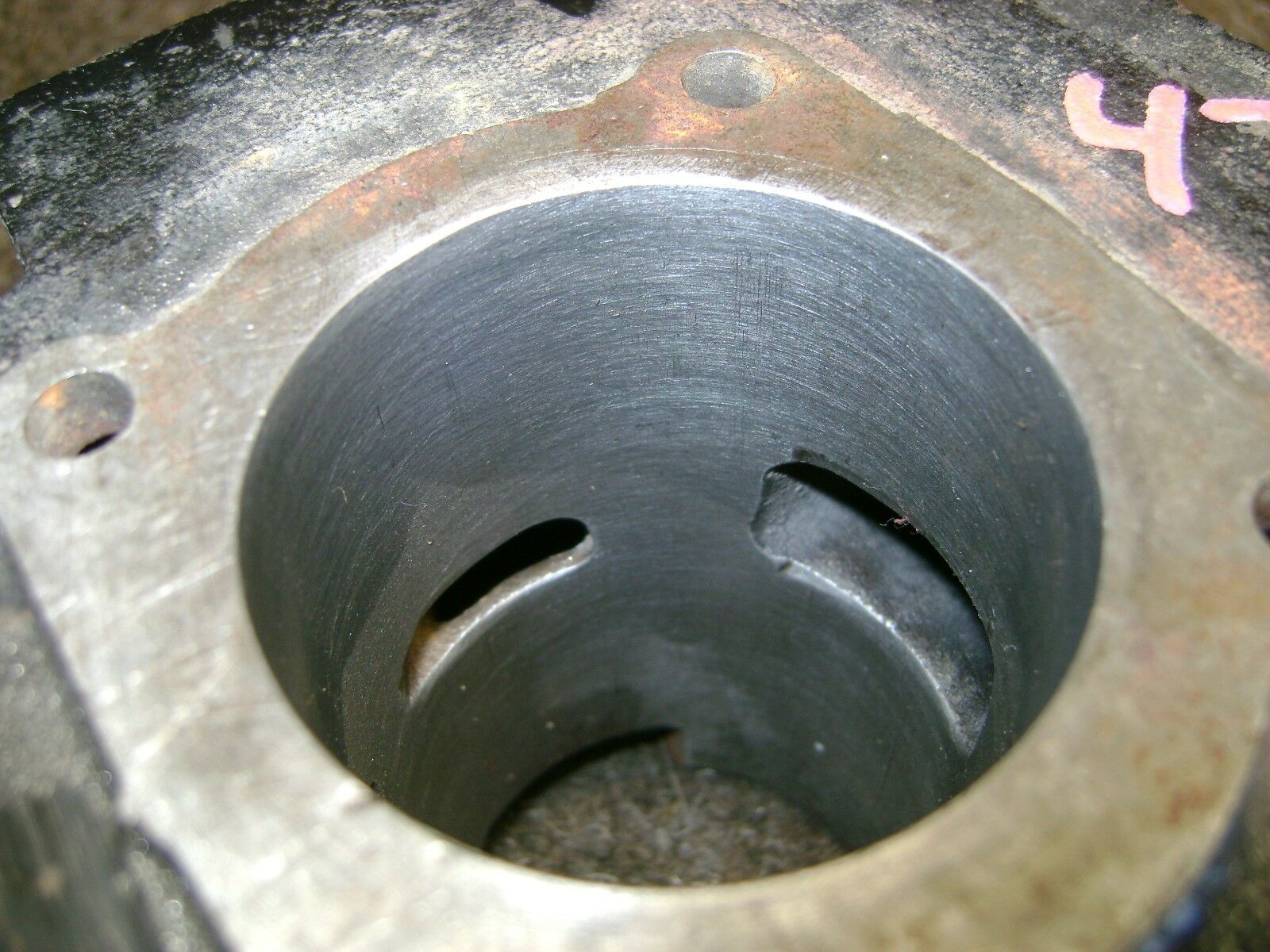 YAMAHA CYLINDER JUG BARREL 47mm STD NEEDS BORE GT80 MX80 GT MX 80 GTMX 1973-1982 - Fresh Stock Dated February 2026