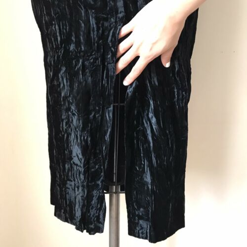 VINTAGE Betsey Johnson PUNK Label Black Velvet Skirt Size Small - Medium - Fresh Stock Dated February 2026