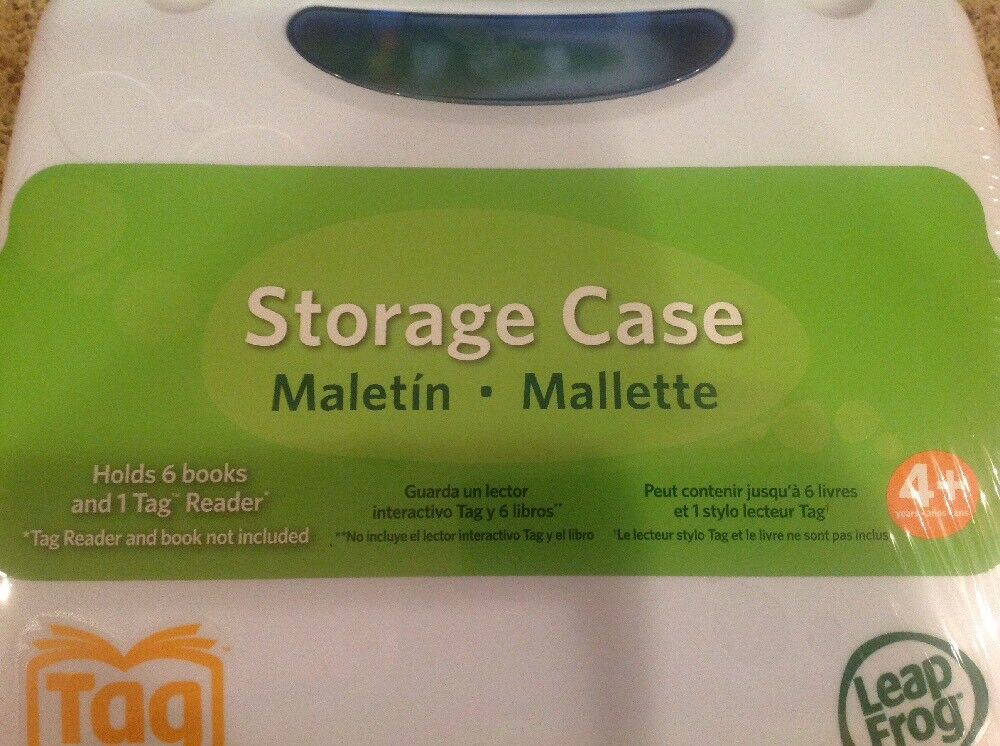 NEW LeapFrog Tag Storage Case in White - Fresh Stock Dated February 2026