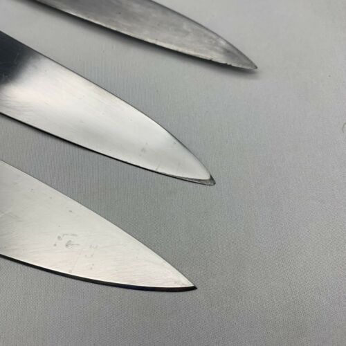 Damaged Lot of three Japanese Chef's Kitchen Knives  From Japan ST432 - Fresh Stock Dated December 2025