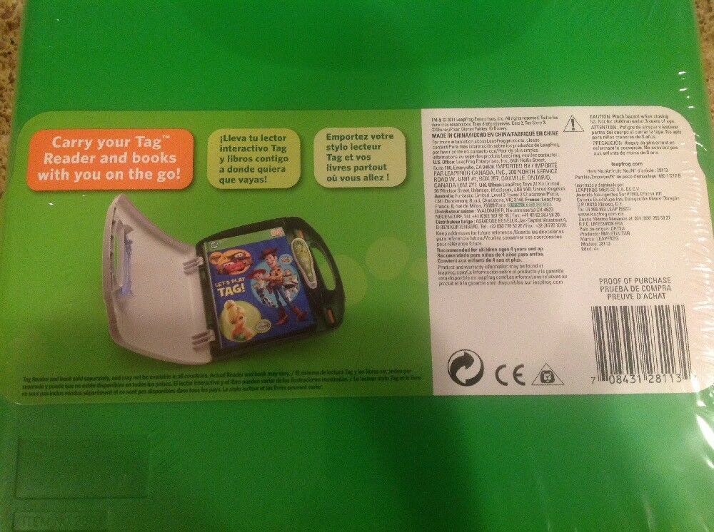 NEW LeapFrog Tag Storage Case in White - Fresh Stock Dated February 2026