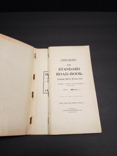 1897 Standard Road Book Bicycle Upper New England MAPS Vermont Maine NH - Fresh Stock Dated December 2025