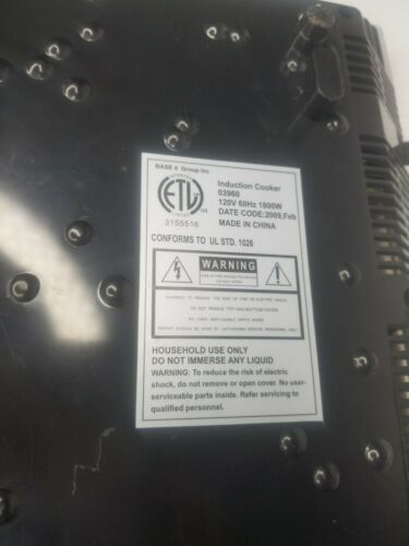 Magneflux Portable Induction Cooktop - Fresh Stock Dated December 2025