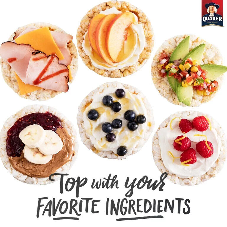 Quaker Rice Cakes, Apple Cinnamon, 6.53 Oz - Fresh Stock Dated February 2026