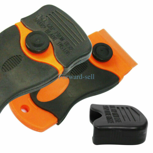 100Pcs Plastic Razor Blades and Razor Scraper Double Edged Sticker Removal Tool - Fresh Stock Dated December 2025