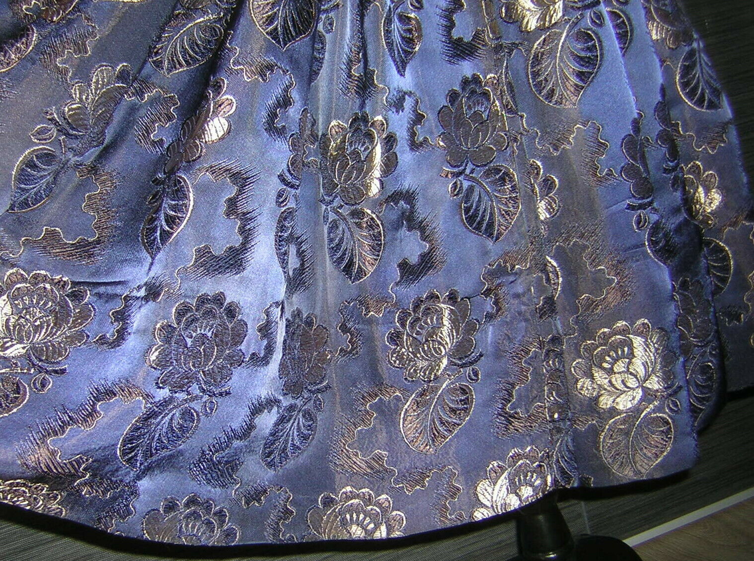 VINTAGE ANTIQUE CZECH WOMENS GIRLS PEASANT FOLK COSTUME BROCADE SKIRT MORAVIAN - Fresh Stock Dated March 2026