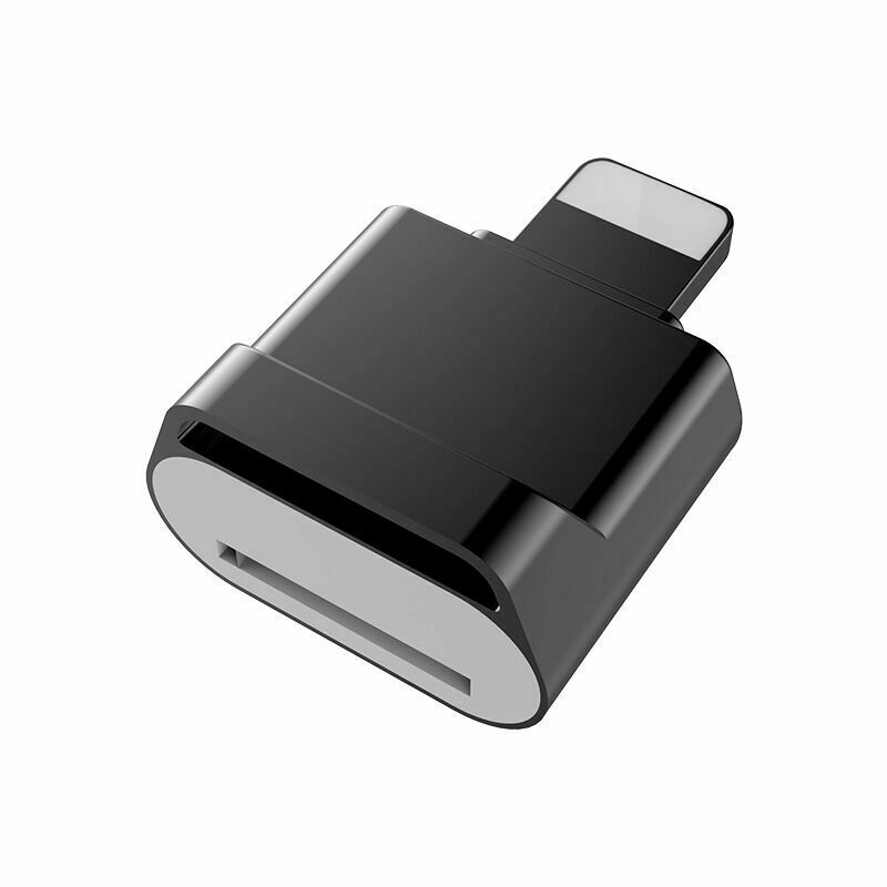 Lightning TF Card Reader for iPhone Camera,Play Video,Photo,File,Data Transfer - Fresh Stock Dated February 2026