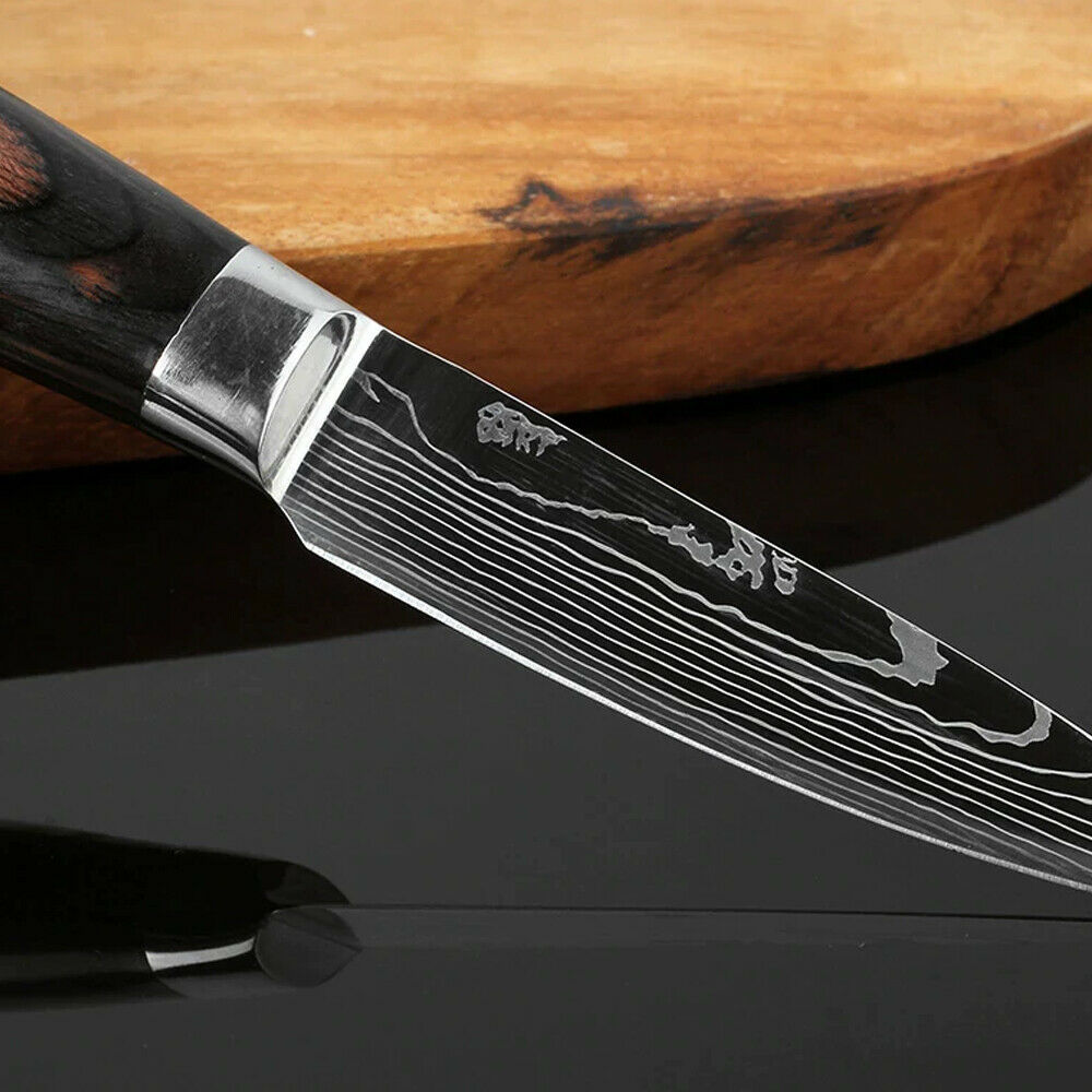Professional Japanese Damascus Stainless Carbon Steel Best Kitchen Paring Knife - Fresh Stock Dated December 2025