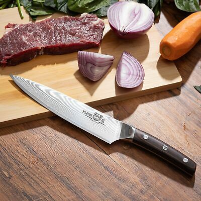 KUMA VG10 Damascus Chef Knife – 8 inch Chef Knife With Premium Wooden Handle - Fresh Stock Dated December 2025
