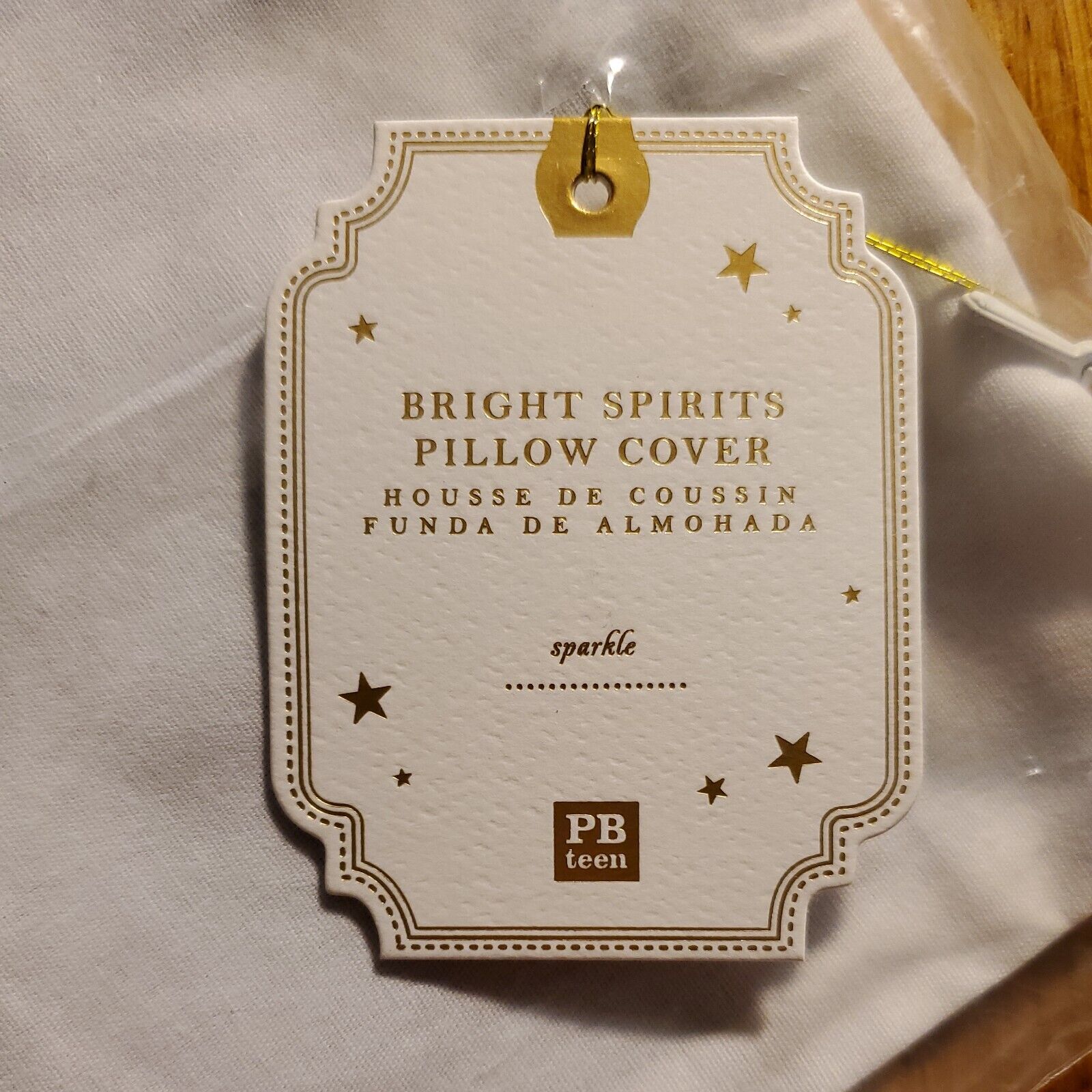 NEW Pottery Barn Teen Bright Lights Sparkle Glitter Star 18