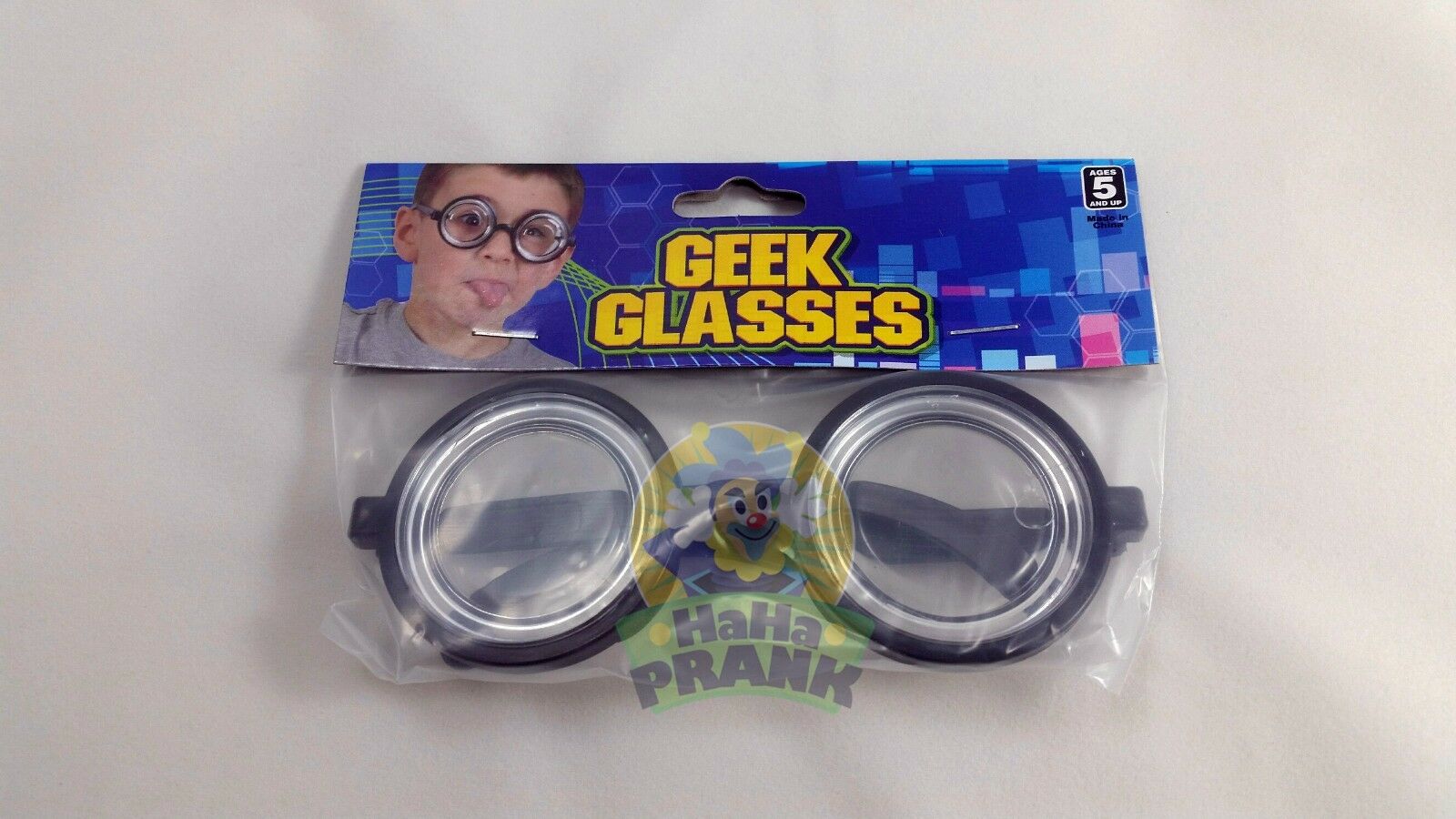Nerd Glasses - Thick Nerd Spec Geek Glasses Fun Halloween Costume - Fresh Stock Dated December 2025