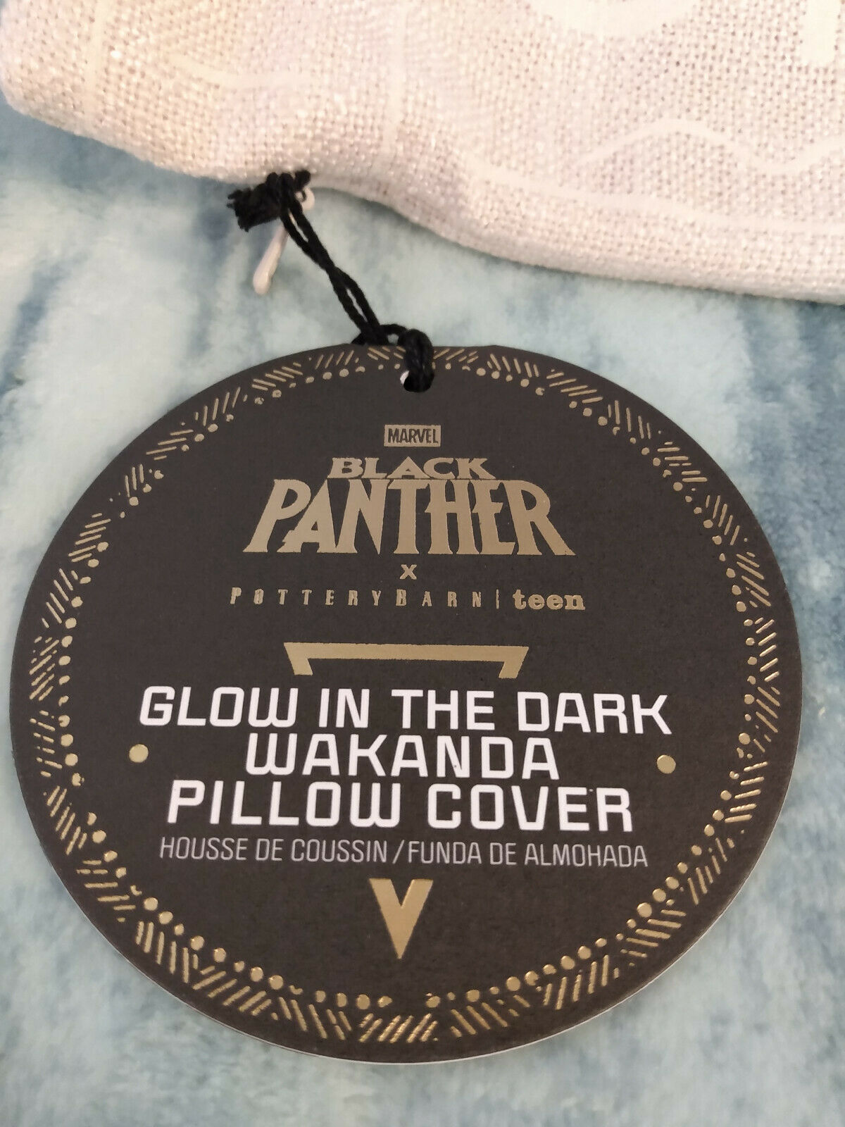 Pottery Barn Marvel Black Panther Pillow Cover NWT - Fresh Stock Dated December 2025