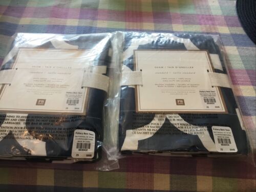 Pottery Barn PB Teen Lucky Clover Reversible Shams set of 2 New - Fresh Stock Dated December 2025