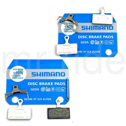 2x Shimano G03A Bike Disc Brake Pad Fit XTR BR-M9000/M9020/M987/M985 XT BR-M8000 - Fresh Stock Dated February 2026