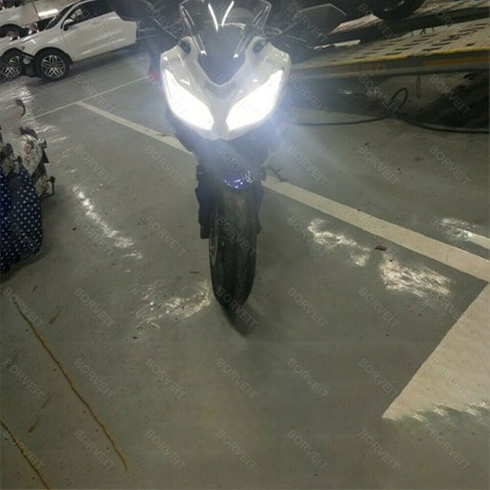 White Bulbs New LED 2x 90W H4 9003 For Motorcycle Headlight High/Low Beam 6000K - Fresh Stock Dated March 2026