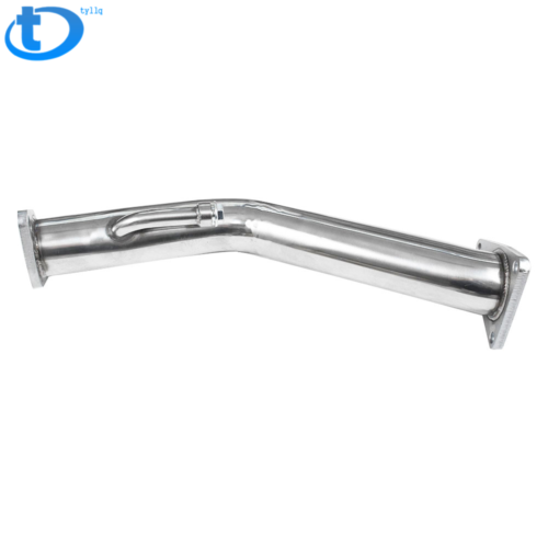Two Exhaust Pipes Catless Straight Downpipe For Nissan 370Z Infiniti G37 3.7L V6 - Fresh Stock Dated February 2026