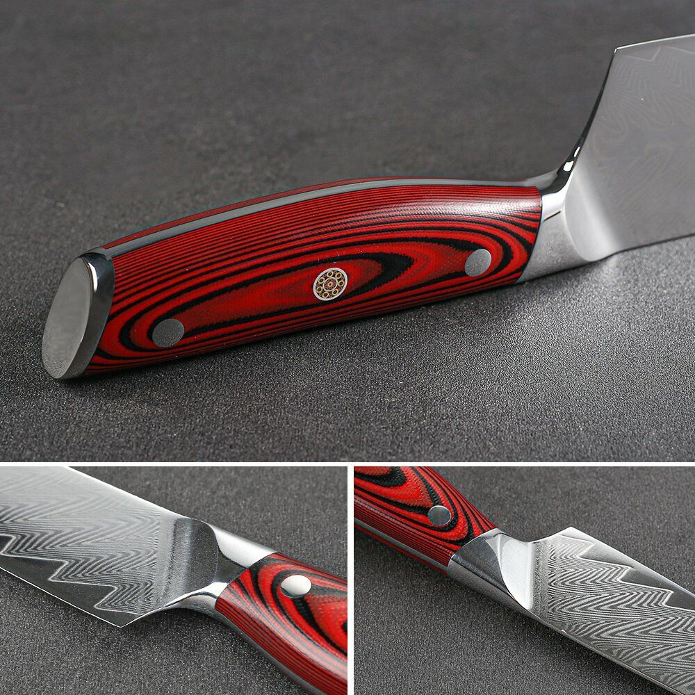 TURWHO 5inch Utility Knife Japanese VG10 Damascus Steel Knife Chef Kitchen Knife - Fresh Stock Dated February 2026