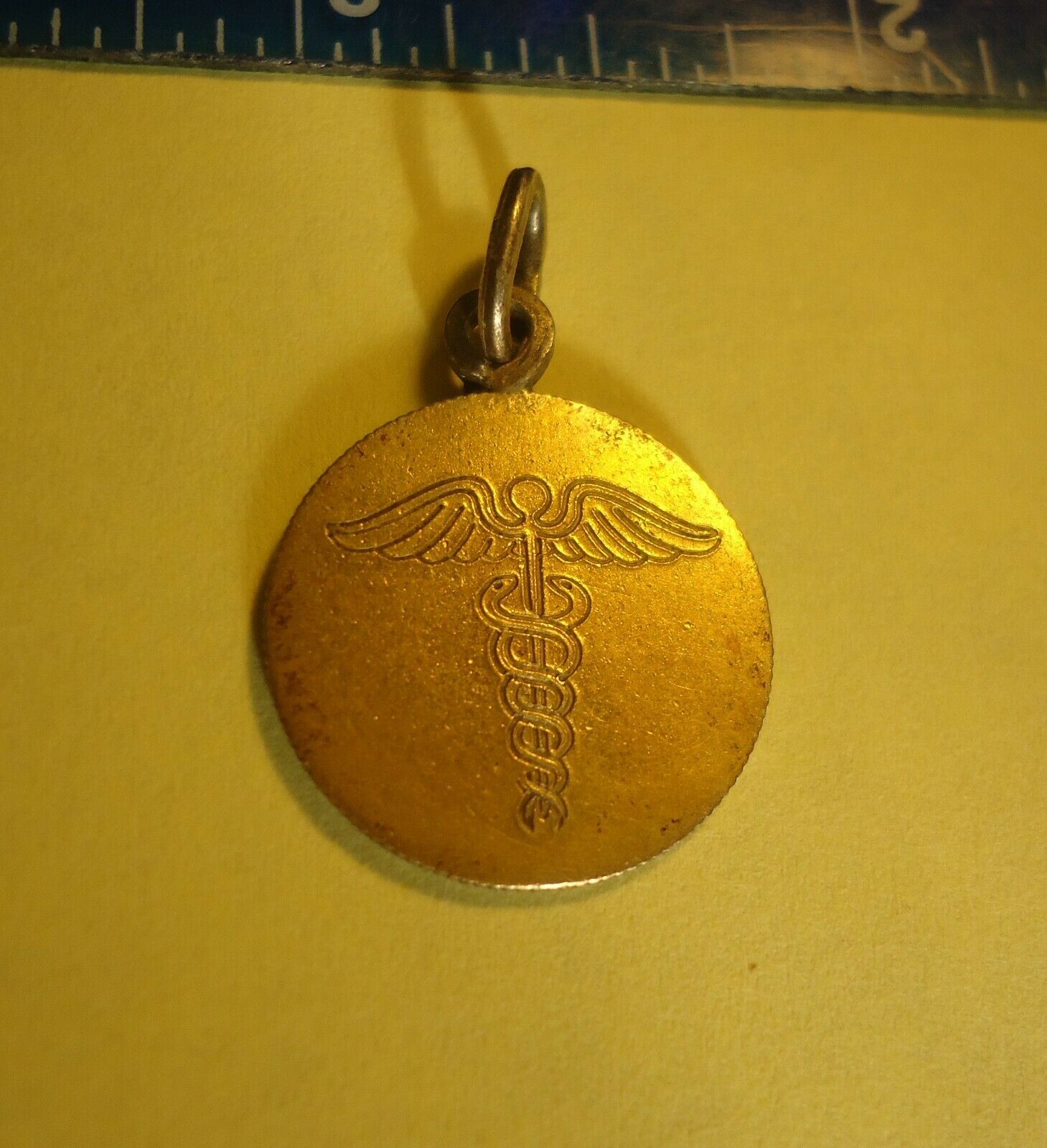 Dominican Republic KM19 10 Centavos Silver coin Pharmacy Symbol charm with loop - Fresh Stock Dated December 2025