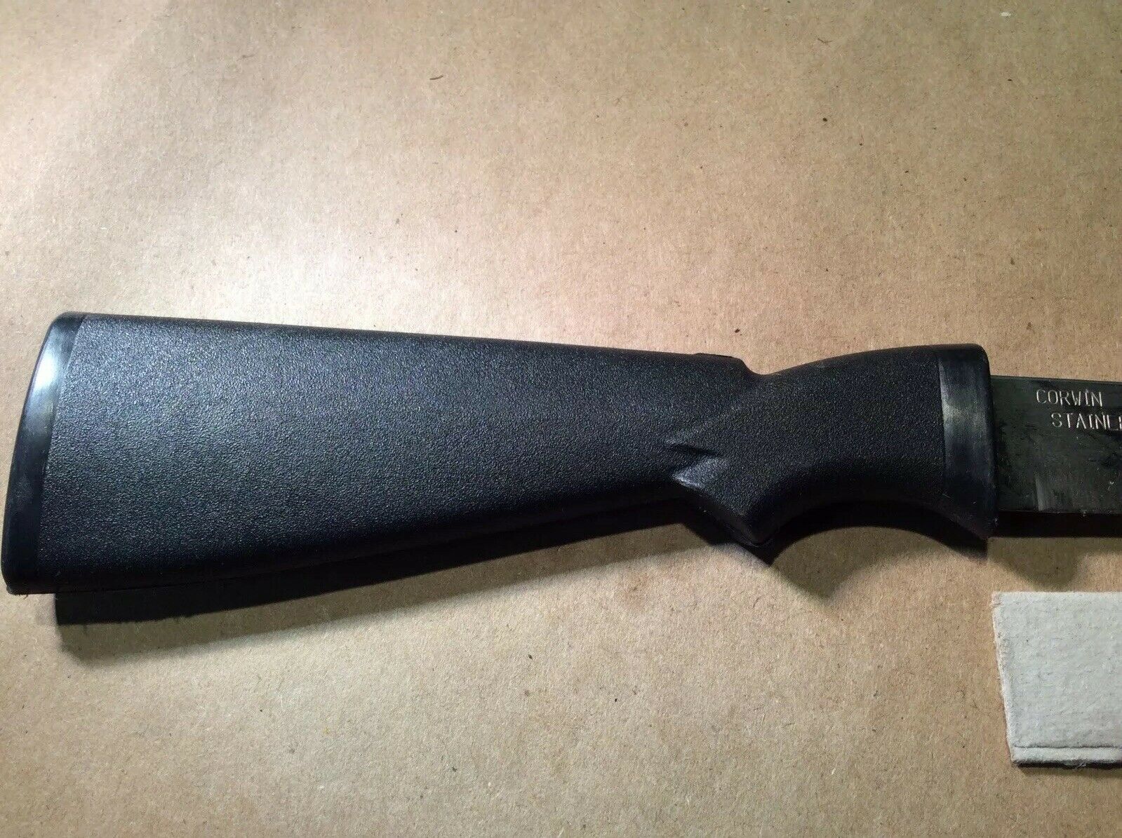Vintage Corwin Knife Rifle Stock Handle Stainless INV-B14 - Fresh Stock Dated January 2026