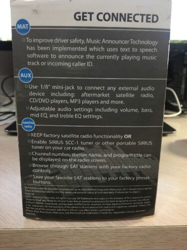 Audiovox Driven by Dice MediaBridge AMBR-1502-NIS w/ FREE Belkin 3.5mm aux cable - Fresh Stock Dated February 2026