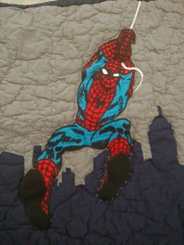 Pottery Barn Kids Quilted Pillow Sham Standard Spiderman - Fresh Stock Dated December 2025