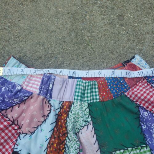 Vintage Patchwork Quilt Skirt Handmade Size Small Medium Flowey - Fresh Stock Dated December 2025