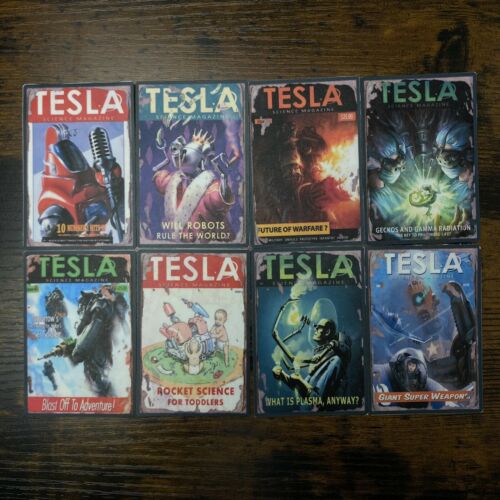 Fallout 4 Tesla Magazine Decal Sticker Pack! Each Sticker Is 2 1/4”x 3 1/4” - Fresh Stock Dated December 2025
