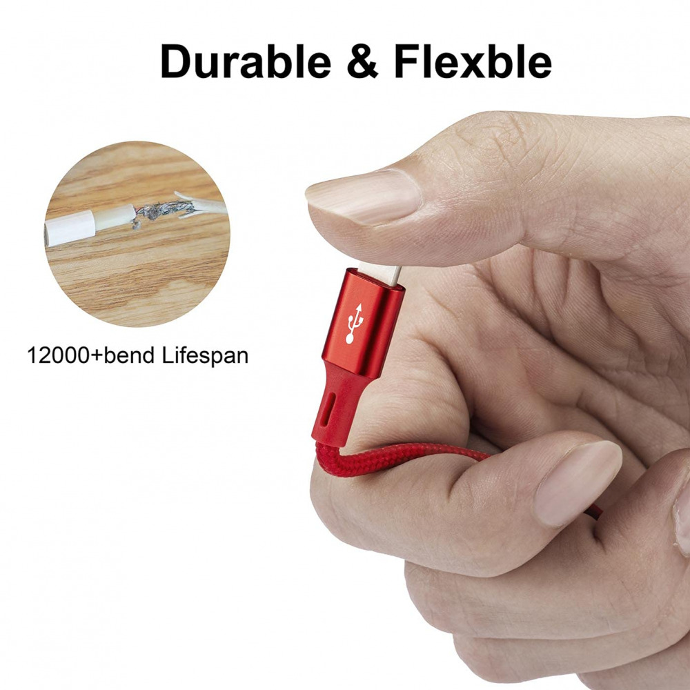 2Pcs Short Multi USB Charging Cable 3A, Minlu 4-in-1 Charger Cord with Dual... - Fresh Stock Dated February 2026