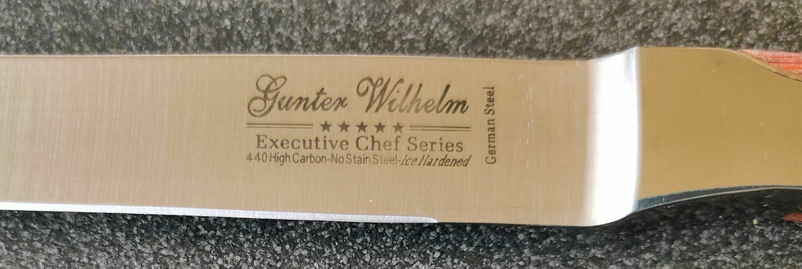 Gunter Wilhelm Executive Chef Series Steak Knives - set of 6 with caddy - Fresh Stock Dated December 2025