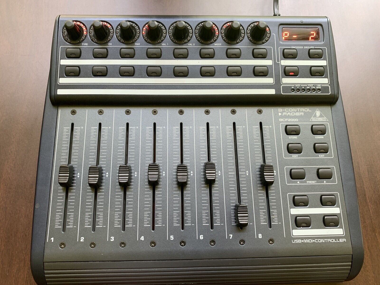 Behringer BCF2000 B-CONTROL FADER USB MIDI Controller - Fresh Stock Dated February 2026