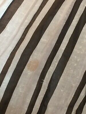 Vintage striped Cotton walking Skirt 1910’s Edwardian antique Steampunk M/L zig - Fresh Stock Dated December 2025