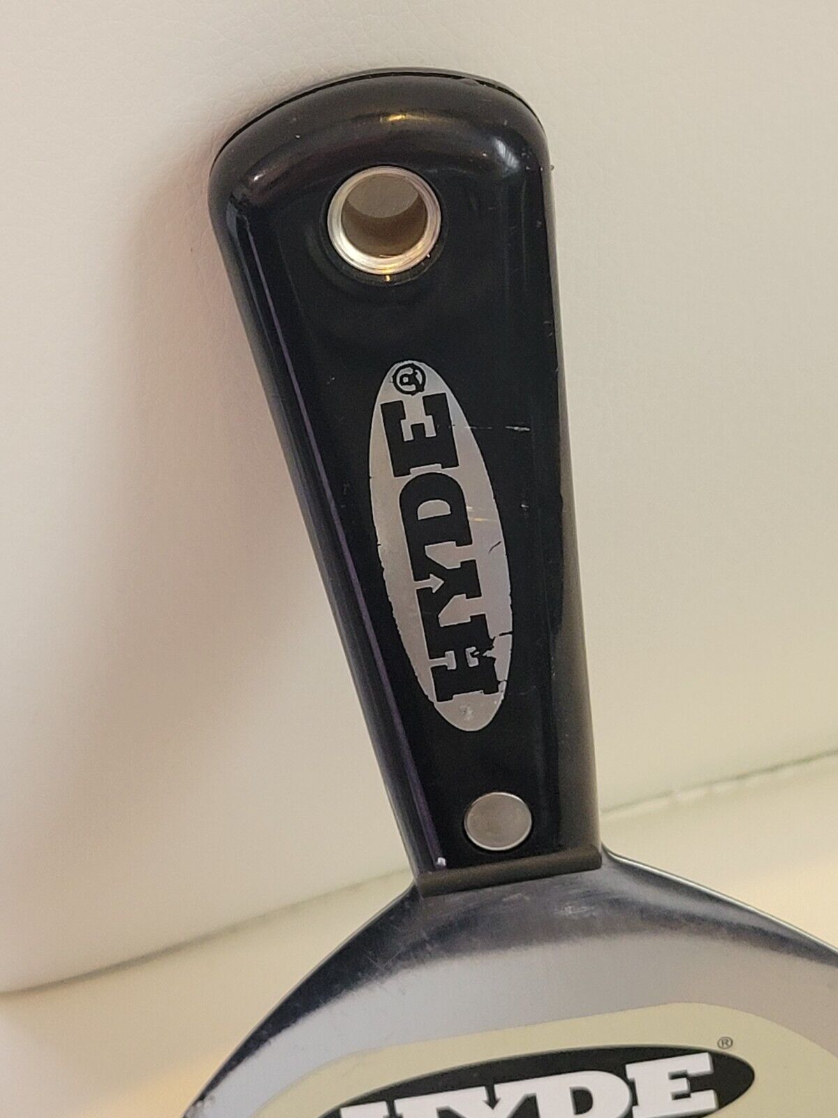 Hyde Tools 02850 Black & Silver Flexible Joint Knife, High Carbon Steel, 6