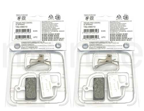 2x Shimano G03A Bike Disc Brake Pad Fit XTR BR-M9000/M9020/M987/M985 XT BR-M8000 - Fresh Stock Dated February 2026