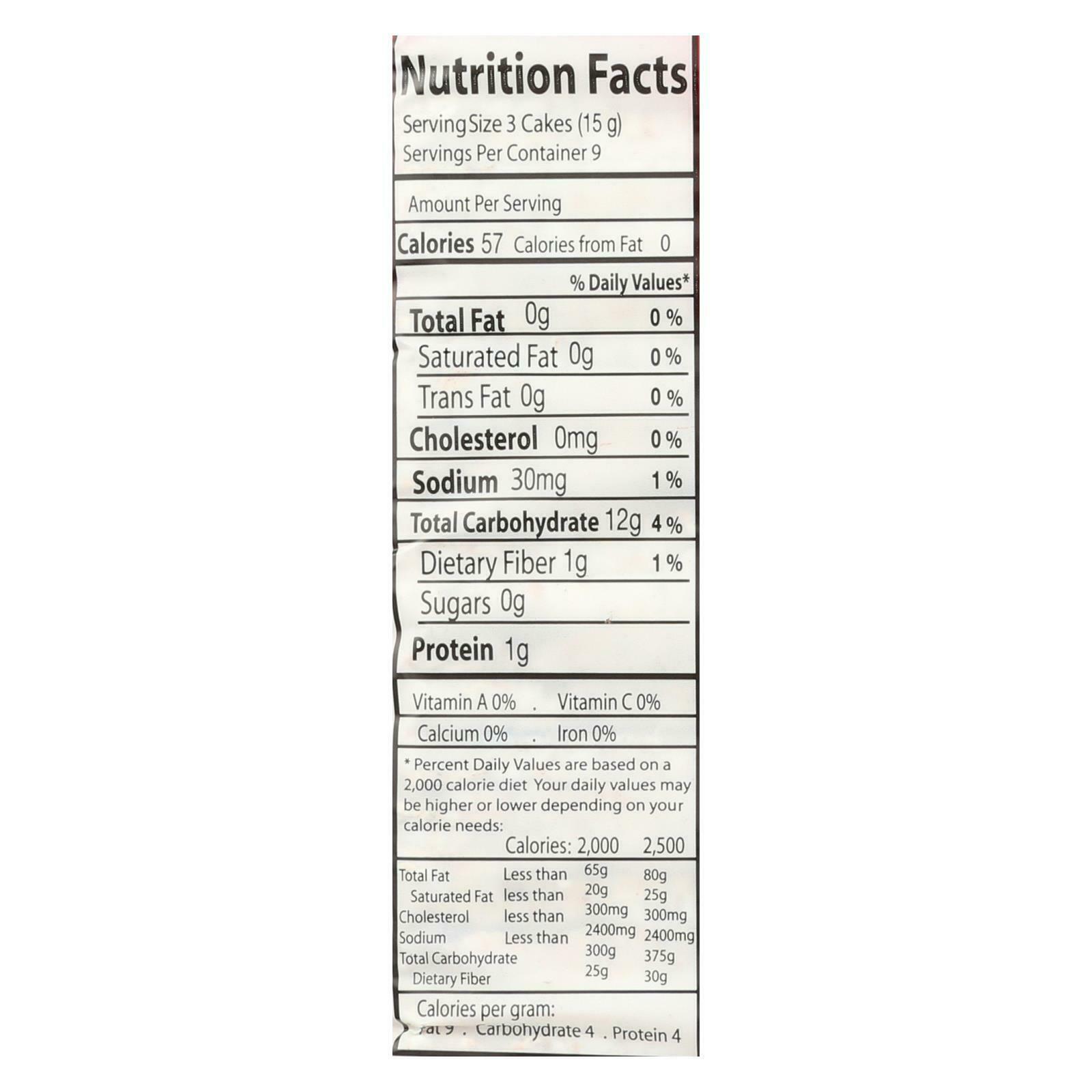 Suzie's Thin Cakes - Brown Rice Lightly Salted - Case of 12 - 4.9 oz. - Fresh Stock Dated December 2025