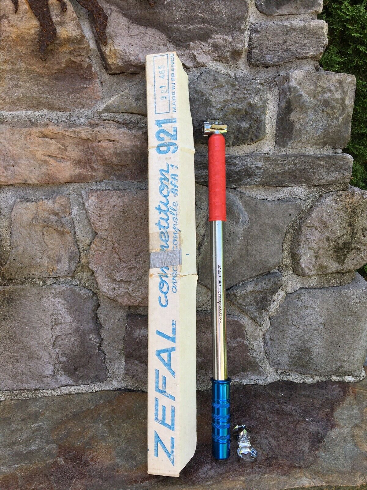 Vintage ZEFAL AFA “Competition” #921 Frame Pump, fits Presta Valve.  W/mount - Fresh Stock Dated December 2025