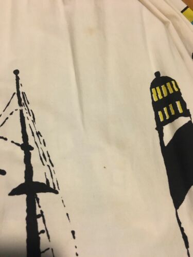 1950S Vintage Novelty Print Ships/ Lighthouse Skirt - Fresh Stock Dated February 2026