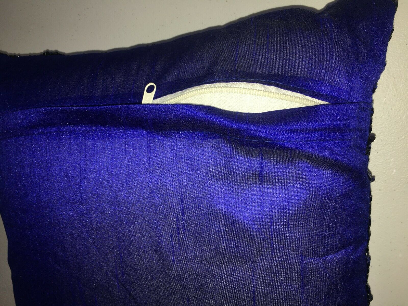 Royal Blue Two Way Silver Pillow Case/Pillow 14
