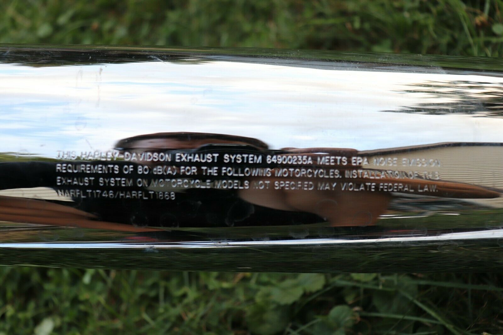 2017-2021 Harley Touring Road Street Electra Glide Stock Exhaust System - Fresh Stock Dated February 2026