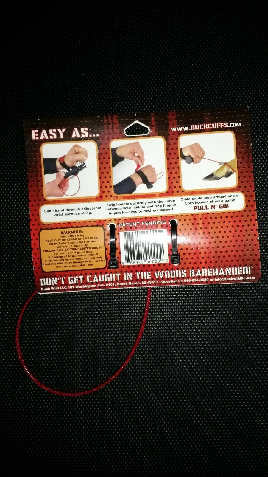 Buck Cuffs Deer Drag - Fresh Stock Dated December 2025