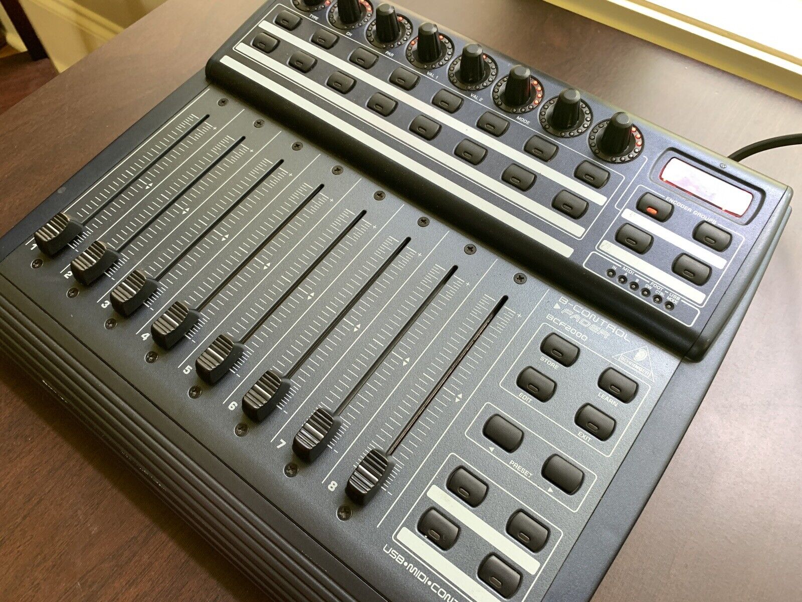 Behringer BCF2000 B-CONTROL FADER USB MIDI Controller - Fresh Stock Dated February 2026