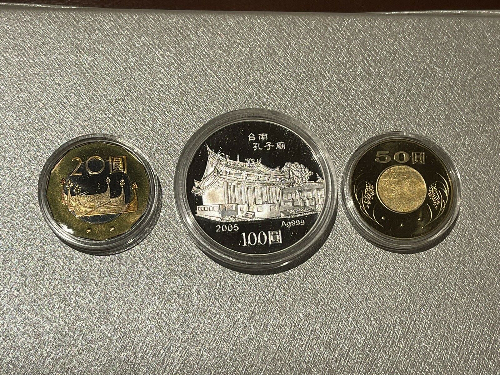 China Taiwan 2005 Lunar Rooster Zodiac Commemorative Coin Set Silver Coin 1oz - Fresh Stock Dated February 2026