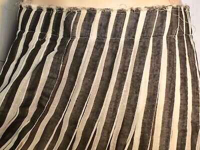 Vintage striped Cotton walking Skirt 1910’s Edwardian antique Steampunk M/L zig - Fresh Stock Dated December 2025