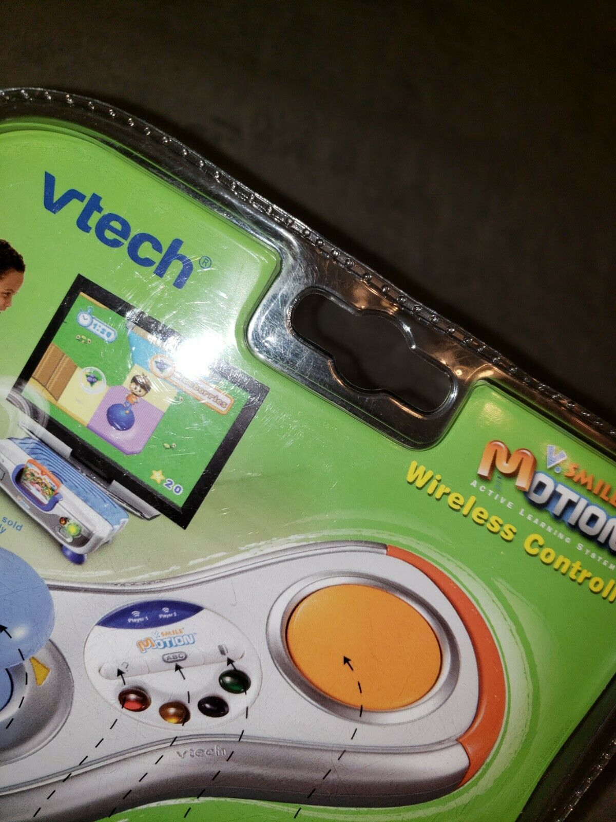 2 pack Vtech V.Smile V-MOTION Wireless Gamepad Joystick Controller Sealed NEW - Fresh Stock Dated February 2026