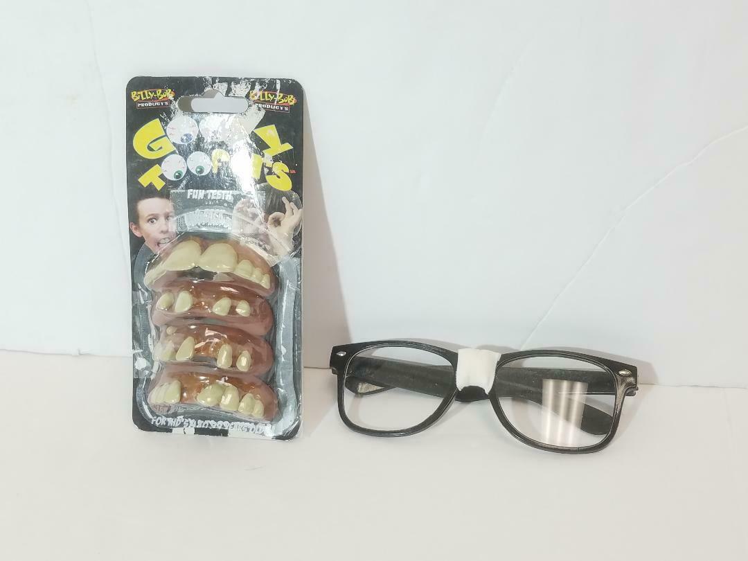Billy-Bob Geek Dork Nerd Glasses w/ Goofy Toofer Teeth - Fresh Stock Dated February 2026