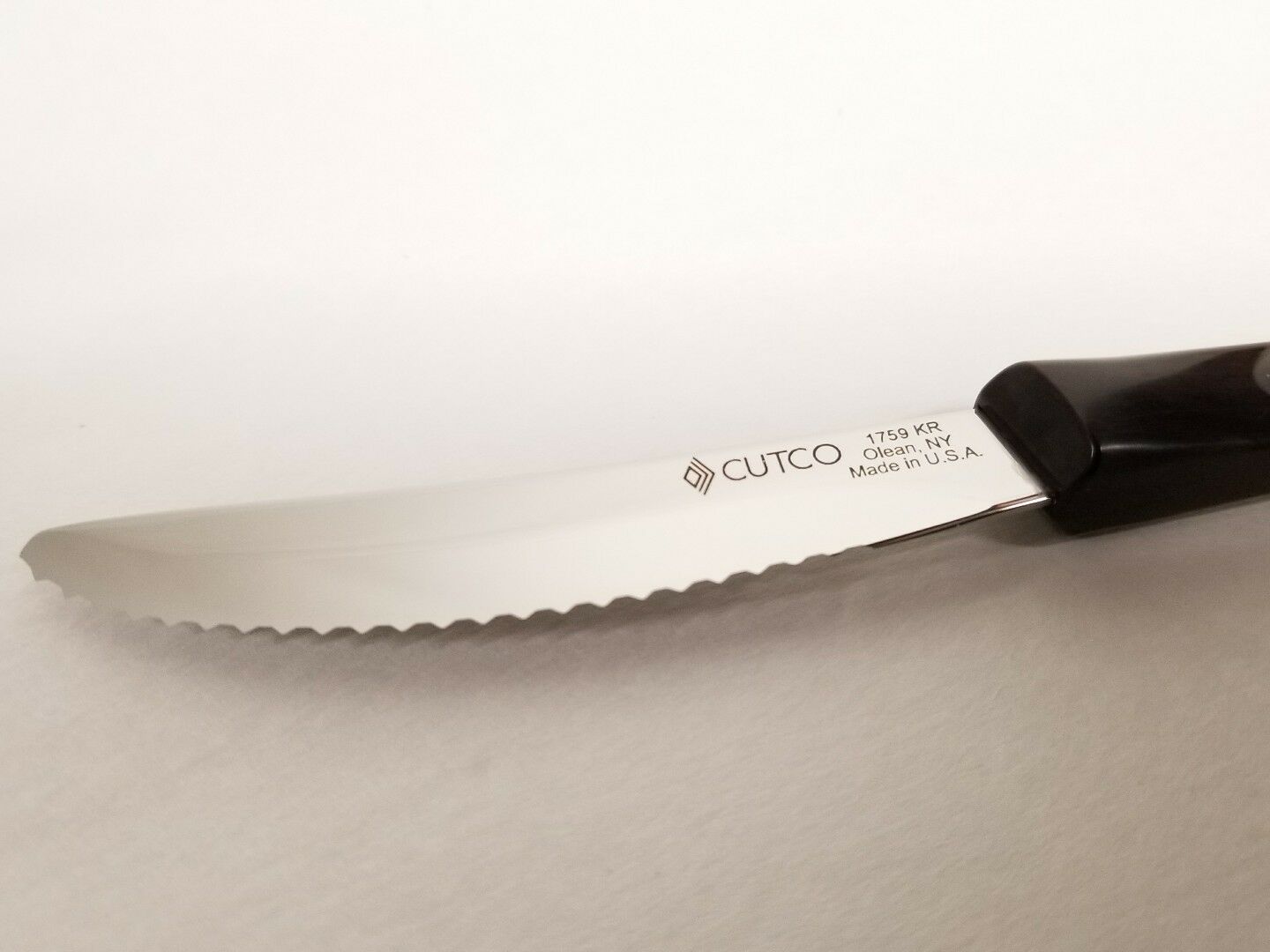 Brand New Cutco Steak/Table Knife #1759 Double D edge dark brown Handle - Fresh Stock Dated December 2025