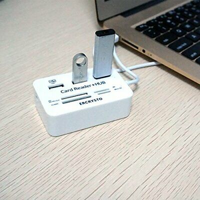 Card Reader and 3 Ports USB Hub High Speed External Memory Card Reader MS Micro - Fresh Stock Dated February 2026