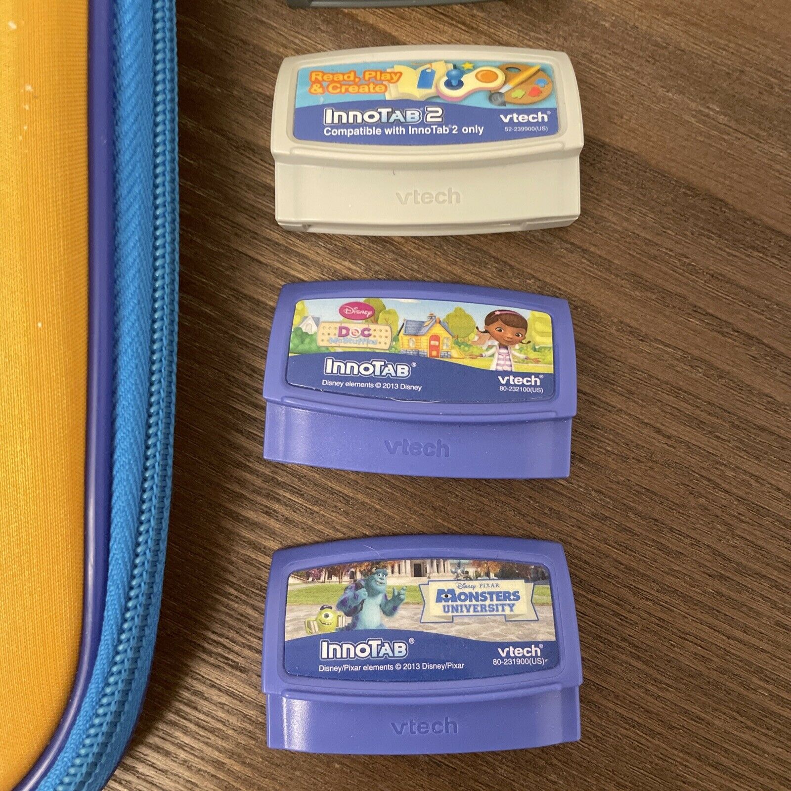 Genuine Vtech InnoTab 2 Zippered Storage Case + 5 Games - Brave Monsters Penguin - Fresh Stock Dated February 2026